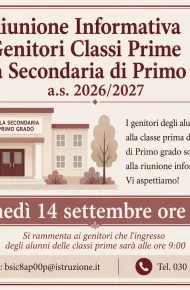 Immagine che riporta le informazioni relative all'evento